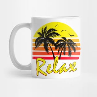 Relax Retro Sunset Mug